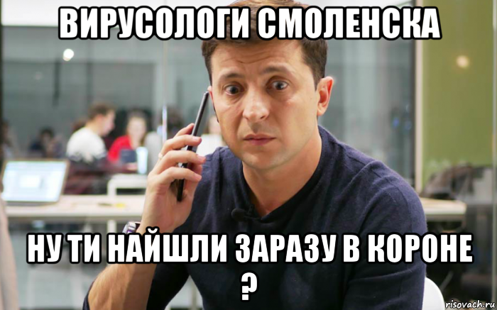 вирусологи смоленска ну ти найшли заразу в короне ?
