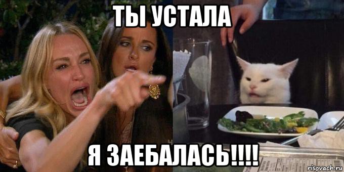 ты устала я заебалась!!!!