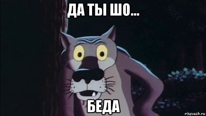 да ты шо... беда