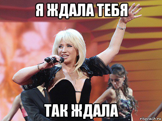 я ждала тебя так ждала