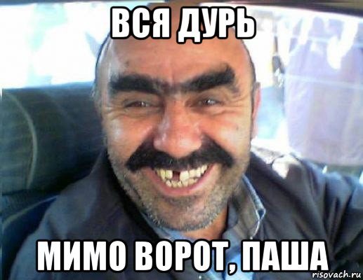 вся дурь мимо ворот, паша