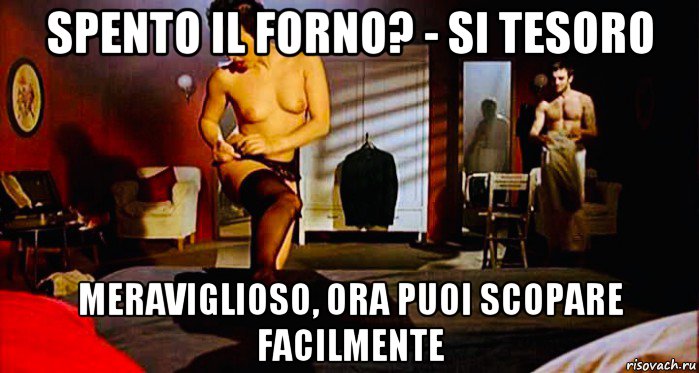 spento il forno? - si tesoro meraviglioso, ora puoi scopare facilmente