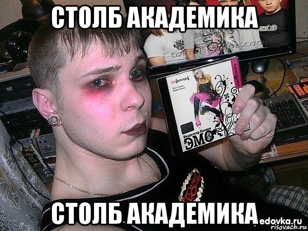 столб академика столб академика, Мем Эмокид
