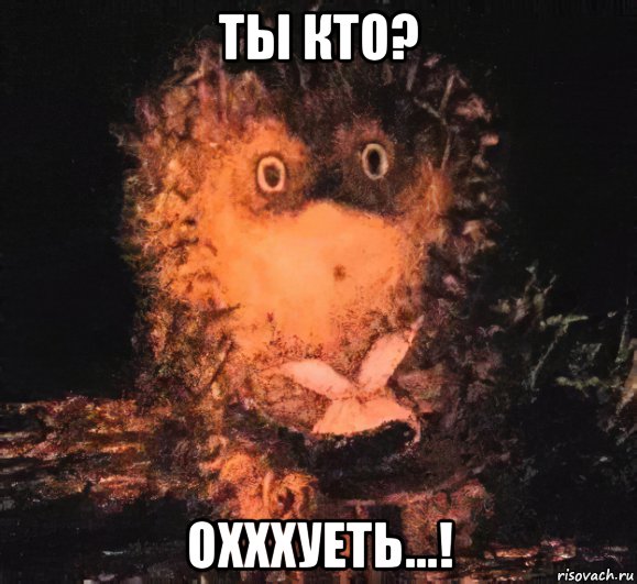 ты кто? охххуеть...!, Мем Ежик в тумане
