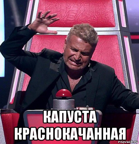  капуста краснокачанная, Мем Голос мем