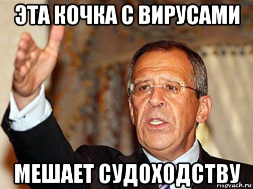 эта кочка с вирусами мешает судоходству
