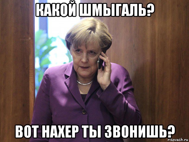 какой шмыгаль? вот нахер ты звонишь?