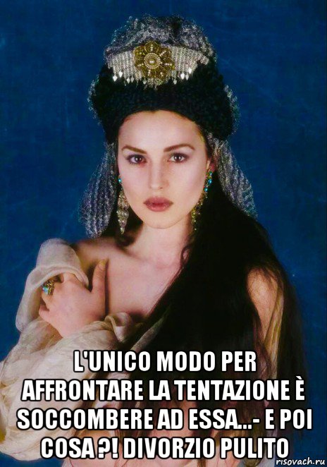 l'unico modo per affrontare la tentazione è soccombere ad essa...- e poi cosa ?! divorzio pulito