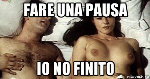 fare una pausa io no finito