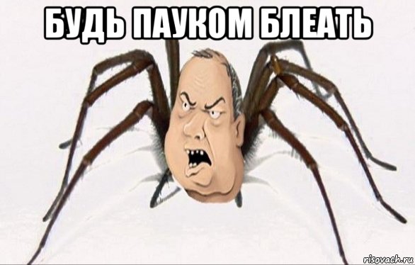 будь пауком блеать , Мем Мужик блеать
