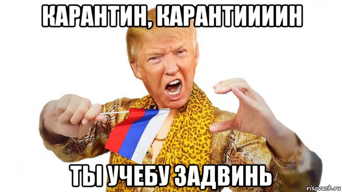 карантин, карантиииин ты учебу задвинь