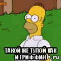  такой же тупой как и гриффин, Мем Симпсон