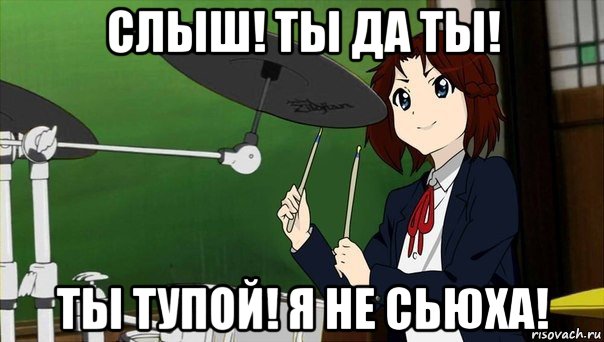 слыш! ты да ты! ты тупой! я не сьюха!, Мем Сьюха