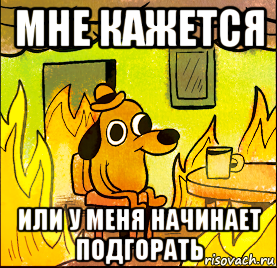 мне кажется или у меня начинает подгорать