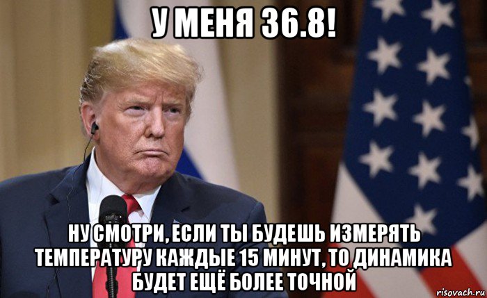 у меня 36.8! ну смотри, если ты будешь измерять температуру каждые 15 минут, то динамика будет ещё более точной