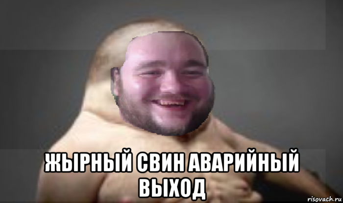  жырный свин аварийный выход