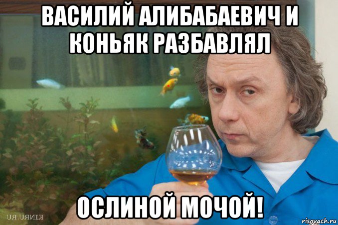 василий алибабаевич и коньяк разбавлял ослиной мочой!, Мем еврей