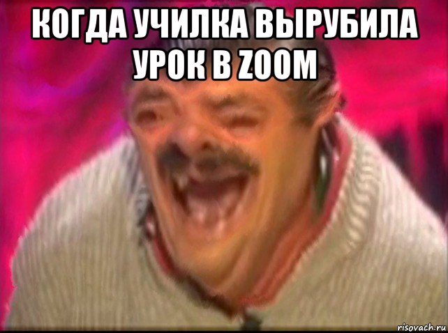 когда училка вырубила урок в zoom 