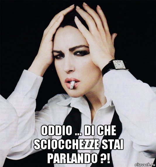  oddio ... di che sciocchezze stai parlando ?!, Мем Monica