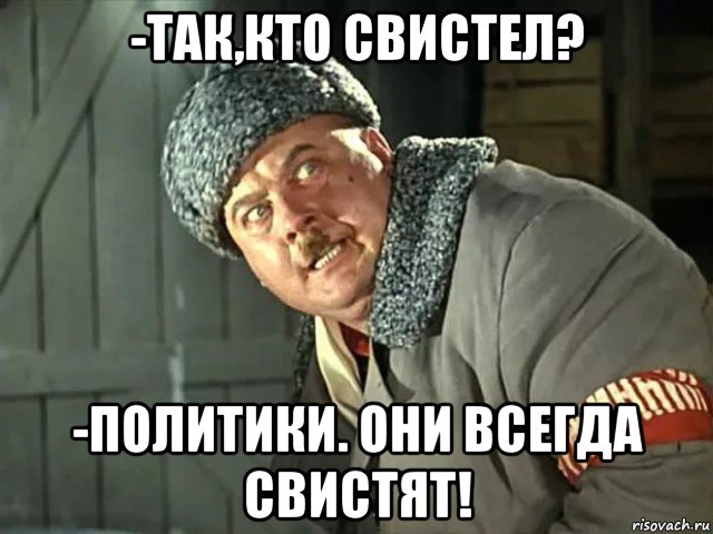 -так,кто свистел? -политики. они всегда свистят!, Мем Расхитительница