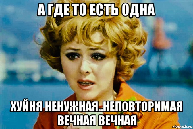 а где то есть одна хуйня ненужная..неповторимая вечная вечная, Мем Селезнёва