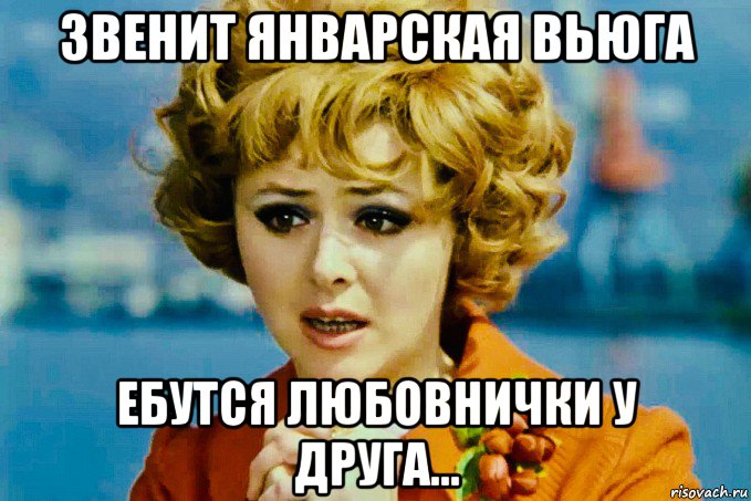 звенит январская вьюга ебутся любовнички у друга..., Мем Селезнёва