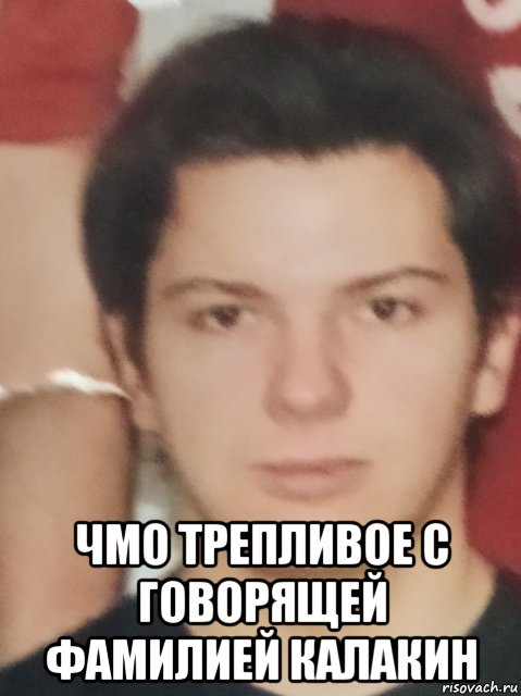  чмо трепливое с говорящей фамилией калакин, Мем Трепло