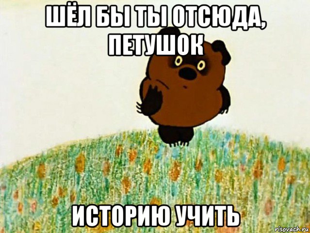 шёл бы ты отсюда, петушок историю учить