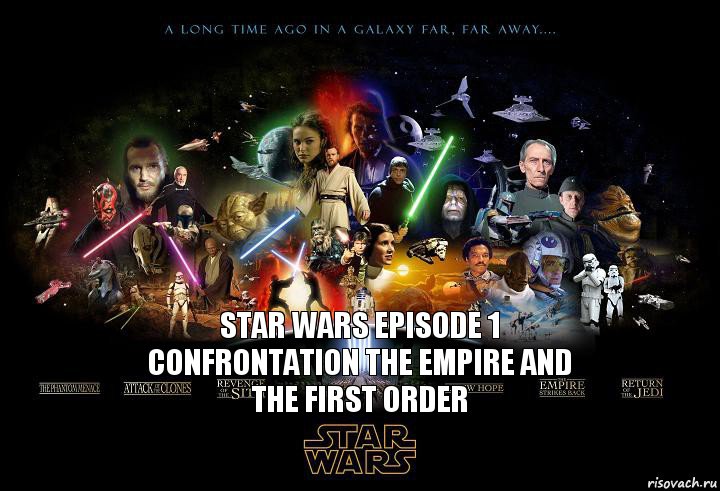 Star wars episode 1 Confrontation the Empire and the First order, Комикс Звёздные Войны