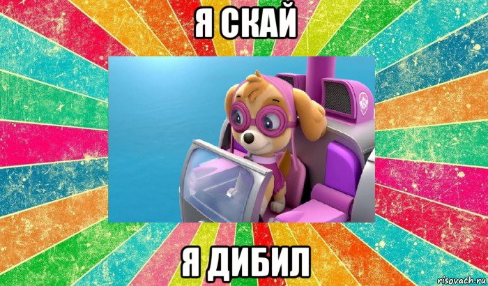 я скай я дибил