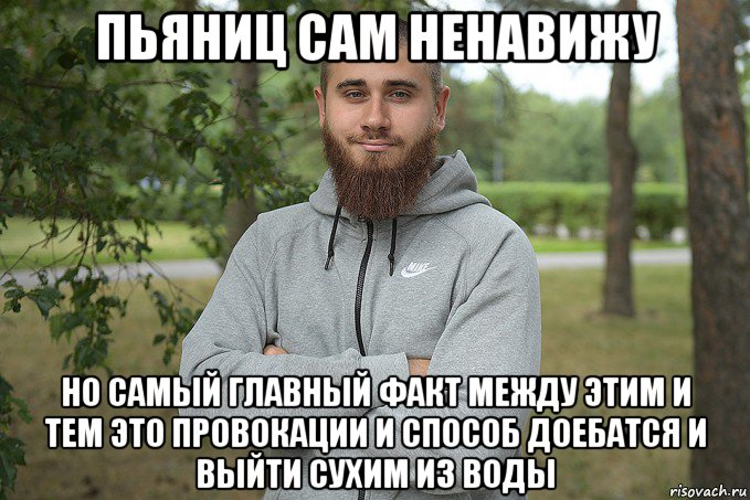 пьяниц сам ненавижу но самый главный факт между этим и тем это провокации и способ доебатся и выйти сухим из воды, Мем Лазутин