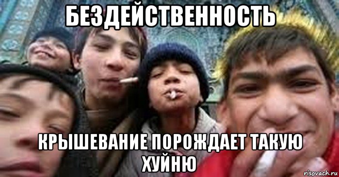 бездейственность крышевание порождает такую хуйню, Мем МРази
