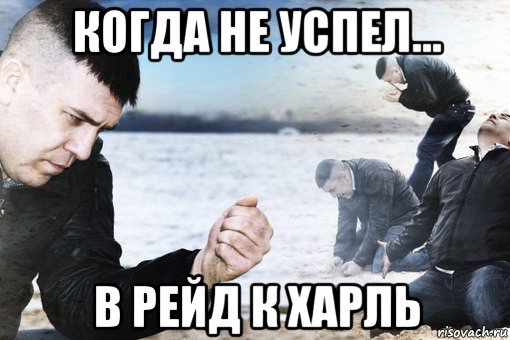 когда не успел... в рейд к харль, Мем Потеря потерь