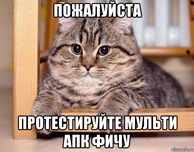 пожалуйста протестируйте мульти апк фичу