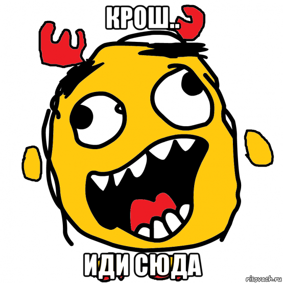 крош.. иди сюда