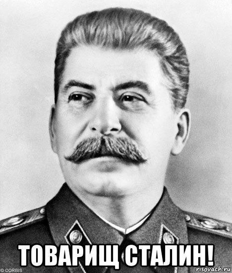  товарищ сталин!