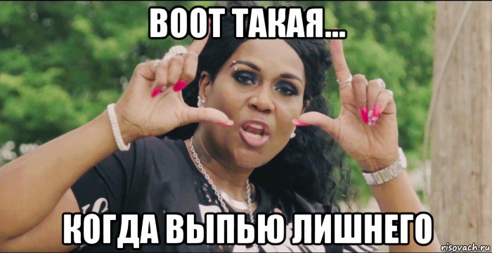 воот такая... когда выпью лишнего, Мем The Legen Lady J