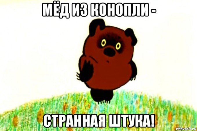 мёд из конопли - странная штука!, Мем Винни-Пух