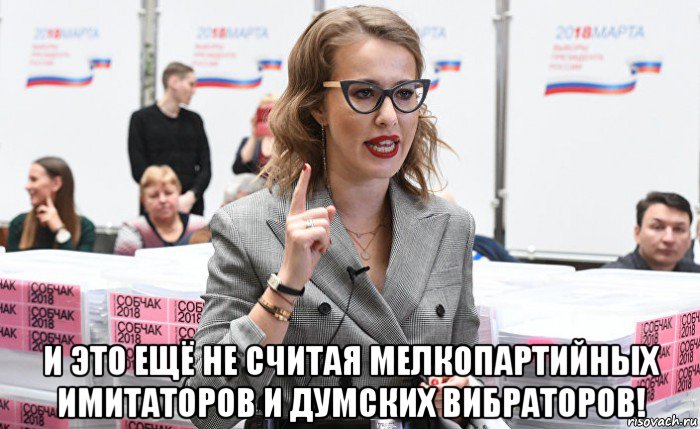  и это ещё не считая мелкопартийных имитаторов и думских вибраторов!, Мем Xenia
