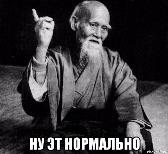  ну эт нормально, Мем Zen