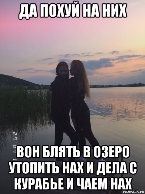 да похуй на них вон блять в озеро утопить нах и дела с курабье и чаем нах, Мем Дима ей не нужен