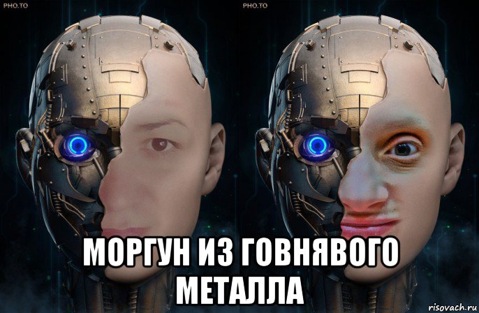  моргун из говнявого металла, Мем Два киборга в одном