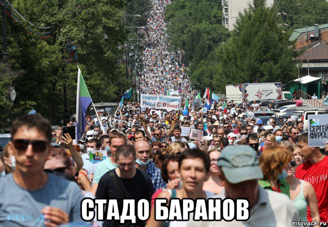  стадо баранов, Мем Это фото говорит о том что Фургал пидорас