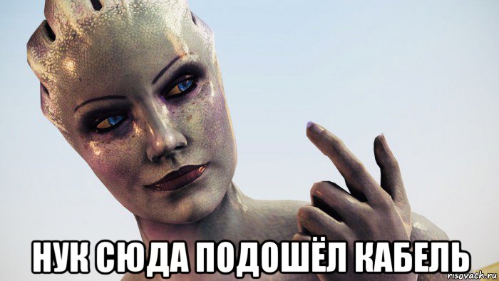  нук сюда подошёл кабель, Мем Liara