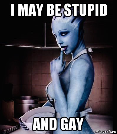 i may be stupid and gay, Мем Liara
