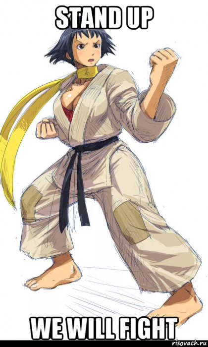 stand up we will fight, Мем Makoto
