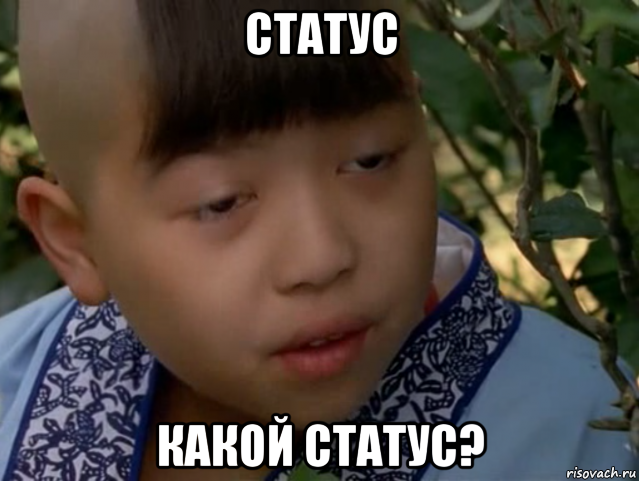 статус какой статус?