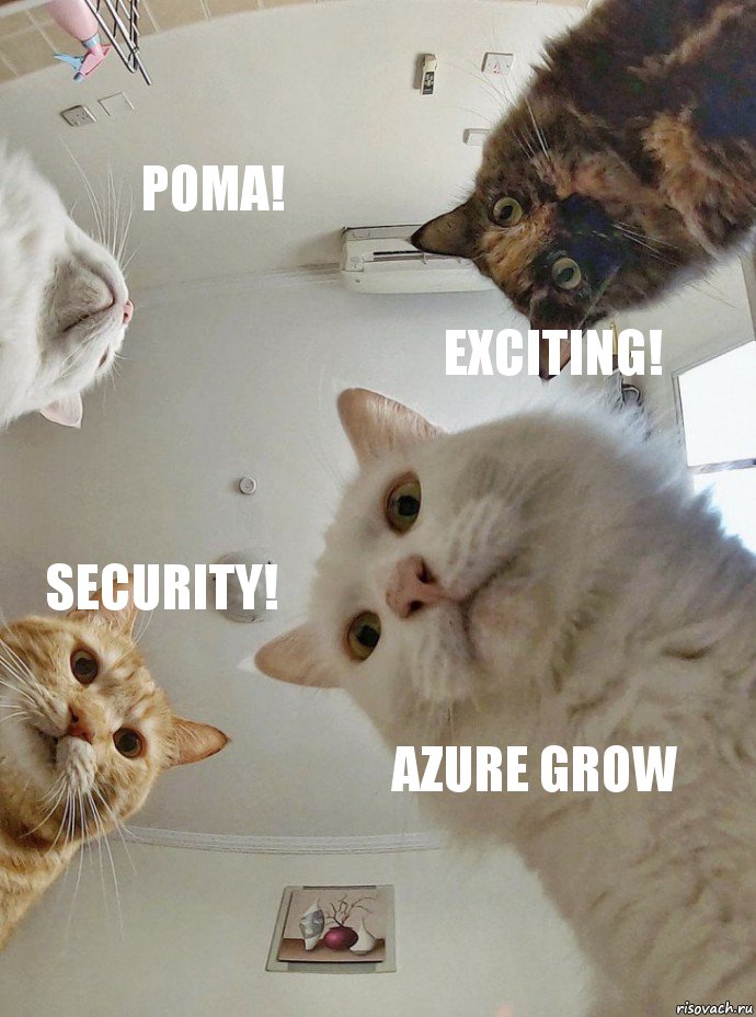 Рома! Exciting! Security! Azure grow, Комикс  Наташа мы все уронили
