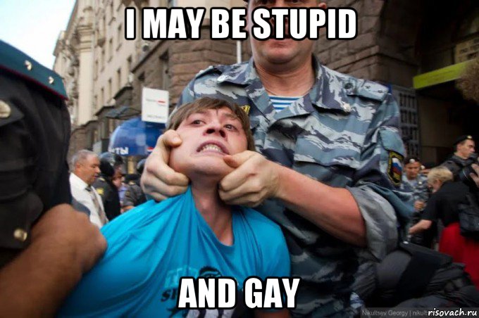 i may be stupid and gay