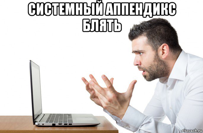 системный аппендикс блять , Мем Problems